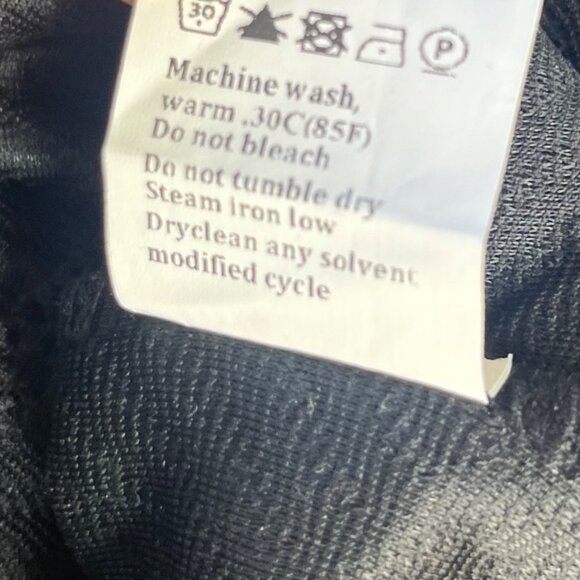 Short Sleeve Textured Top Womens Large Black New WOT - Picture 7 of 7